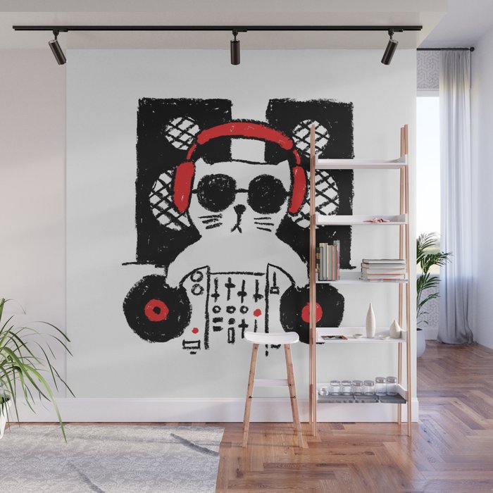 Hey DJ Wall Mural Gallery Image 1