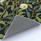 William Morris Enchanted Bird & Pomegranate Black Botanical Rug Gallery Image 4