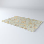 William Morris Vintage Theodosia Grey Pattern  Rug Gallery Image 3