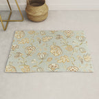 William Morris Vintage Theodosia Grey Pattern  Rug Gallery Image 1