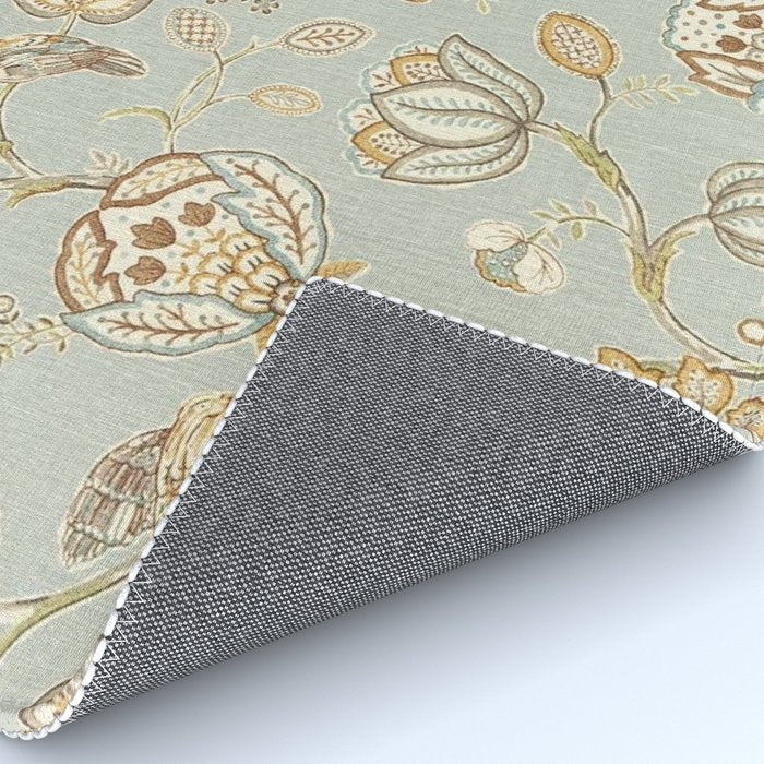 William Morris Vintage Theodosia Grey Pattern  Rug Gallery Image 4