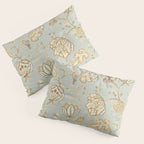 William Morris Vintage Theodosia Grey Pattern  Pillow Sham Gallery Image 3
