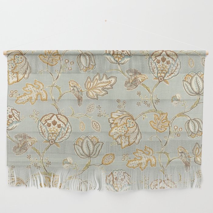 William Morris Vintage Theodosia Grey Pattern  Wall Hanging Gallery Image 1