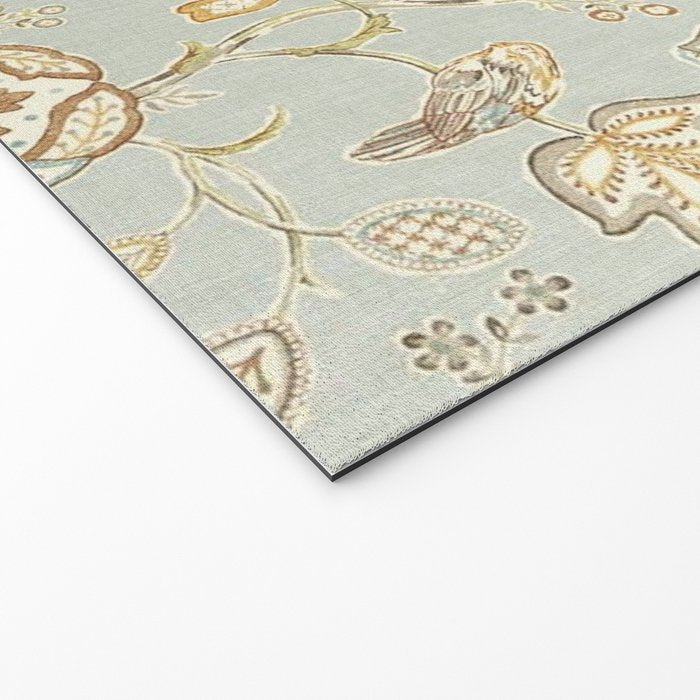 William Morris Vintage Theodosia Grey Pattern  Welcome Mat Gallery Image 2