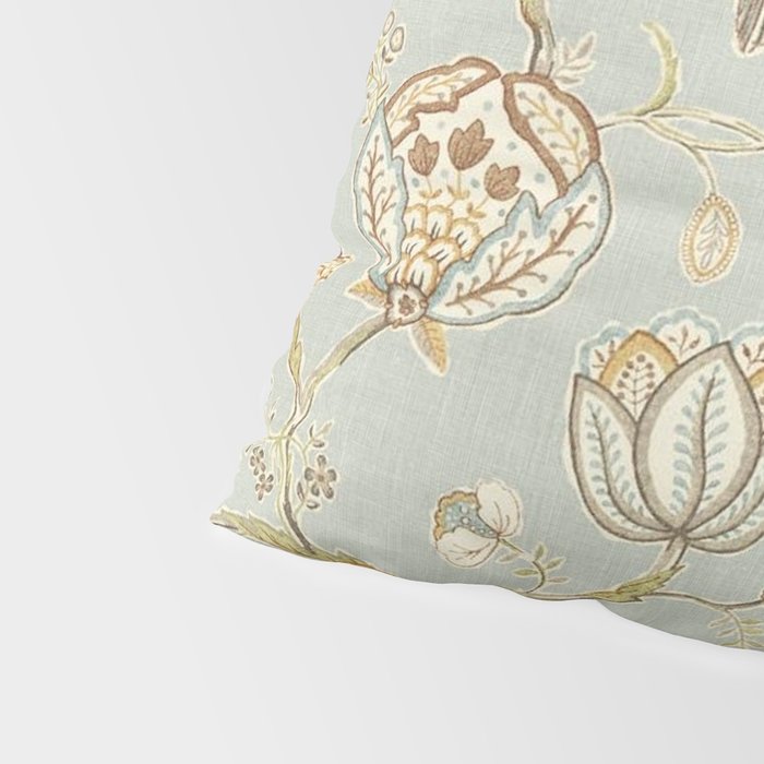 William Morris Vintage Theodosia Grey Pattern  Pillow Sham Gallery Image 4