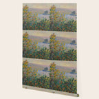 Flower Beds at Vetheuil by Claude Monet Wallpaper Gallery Image 2