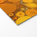 Sunset Poppies - abstract geometric pattern design Welcome Mat Gallery Image 2