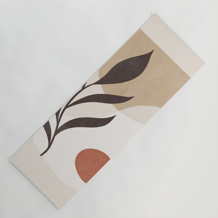 Minimal Abstract Art Plant 7 Yoga Mat Gallery Image 1