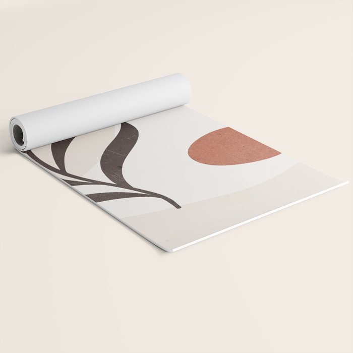 Minimal Abstract Art Plant 7 Yoga Mat Gallery Image 2