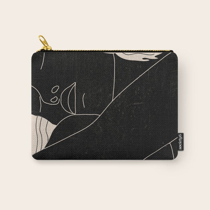 Abstract Art Nude Woman 5 Carry All Pouch Gallery Image 1