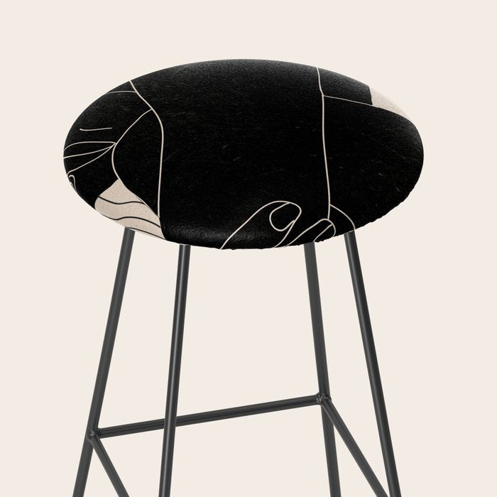 Abstract Art Nude Woman 5 Stool Gallery Image 2