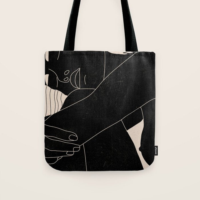 Abstract Art Nude Woman 5 Tote Bag Gallery Image 1