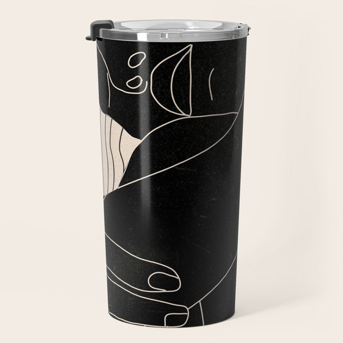 Abstract Art Nude Woman 5 Travel Mug Gallery Image 3
