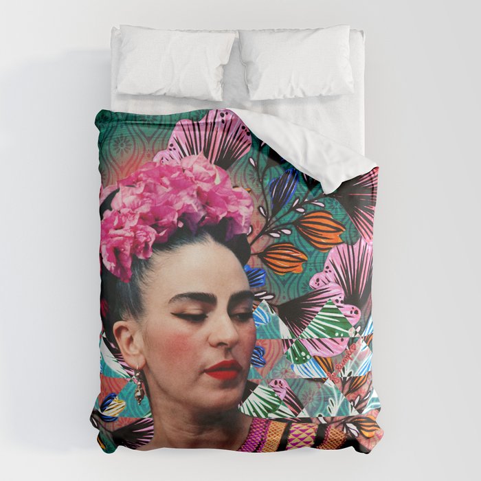 Flowery Frida Duvet Cover Gallery Image 1