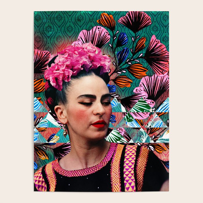 Flowery Frida Poster Gallery Image 4