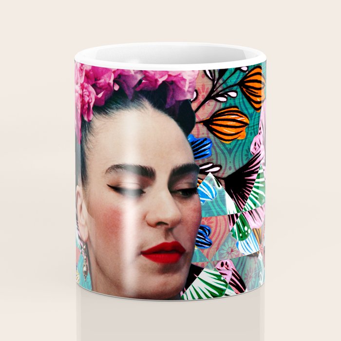 Flowery Frida Coffee Mug Gallery Image 4