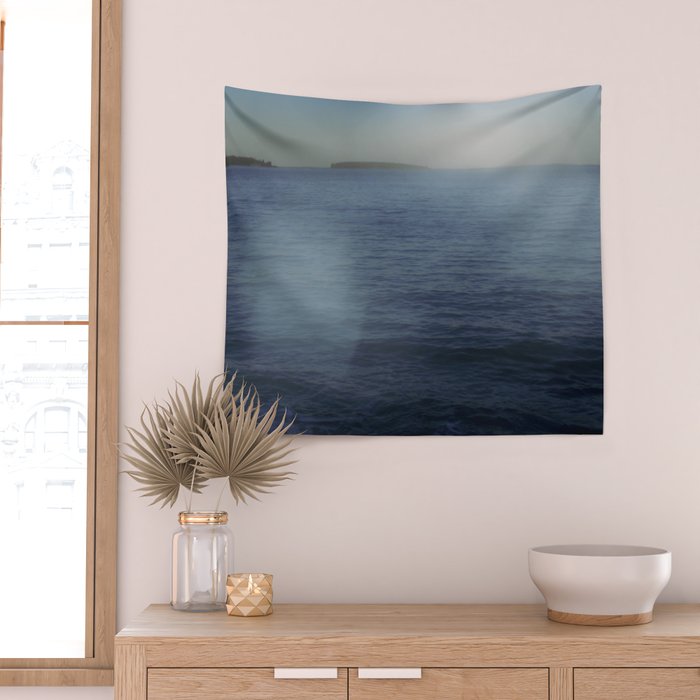 seascape abstract photograph number 4 Wall Tapestry Gallery Image 2