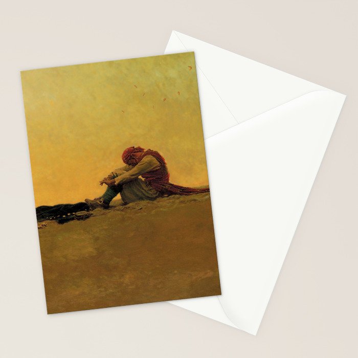 âMaroonedâ Pirate Art by Howard Pyle Stationery Card Gallery Image 2