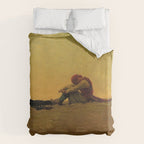âMaroonedâ Pirate Art by Howard Pyle Duvet Cover Gallery Image 6