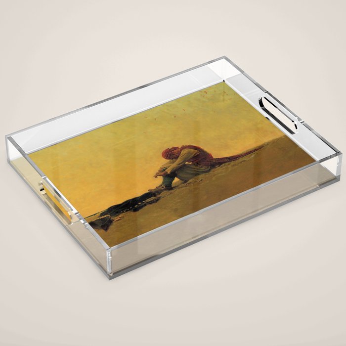 âMaroonedâ Pirate Art by Howard Pyle Acrylic Tray Gallery Image 1
