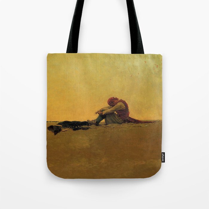 âMaroonedâ Pirate Art by Howard Pyle Tote Bag Gallery Image 1
