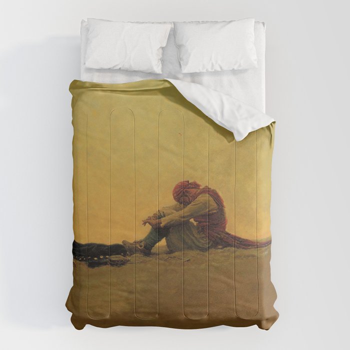 âMaroonedâ Pirate Art by Howard Pyle Comforter Gallery Image 1