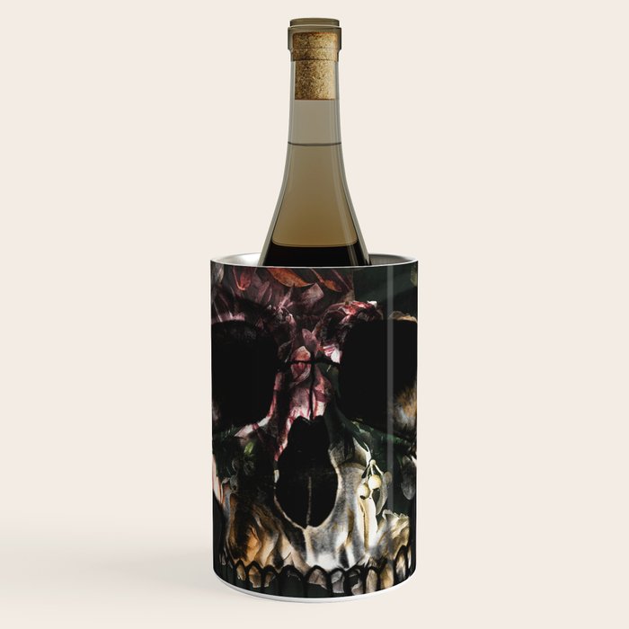 FLORAL SKULL Wine Chiller Gallery Image 1