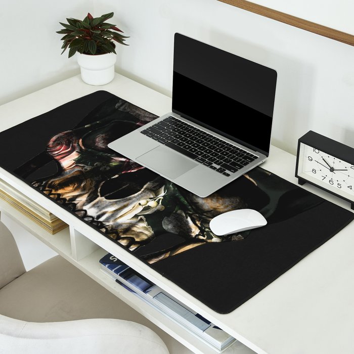 FLORAL SKULL Desk Mat Gallery Image 2