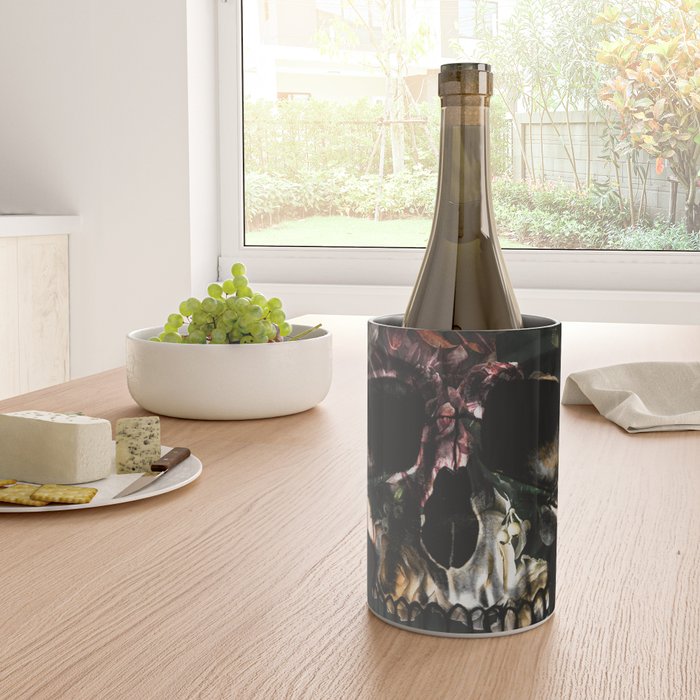 FLORAL SKULL Wine Chiller Gallery Image 4