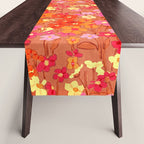 Summer Garden (Red) Table Runner Gallery Image 1