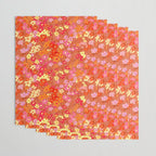 Summer Garden (Red) Wrapping Paper Gallery Image 3