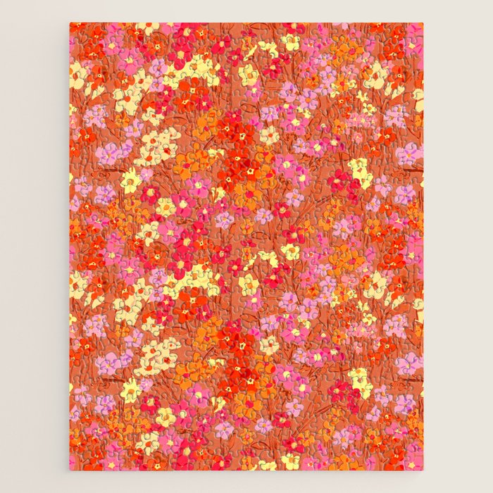 Summer Garden (Red) Jigsaw Puzzle Gallery Image 1