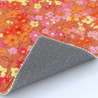Summer Garden (Red) Rug Gallery Image 4