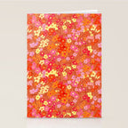 Summer Garden (Red) Stationery Card Gallery Image 2