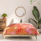 Summer Garden (Red) Comforter Gallery Image 3