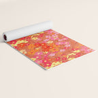 Summer Garden (Red) Yoga Mat Gallery Image 2