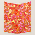 Summer Garden (Red) Wall Tapestry Gallery Image 4