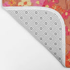 Summer Garden (Red) Bath Mat Gallery Image 2