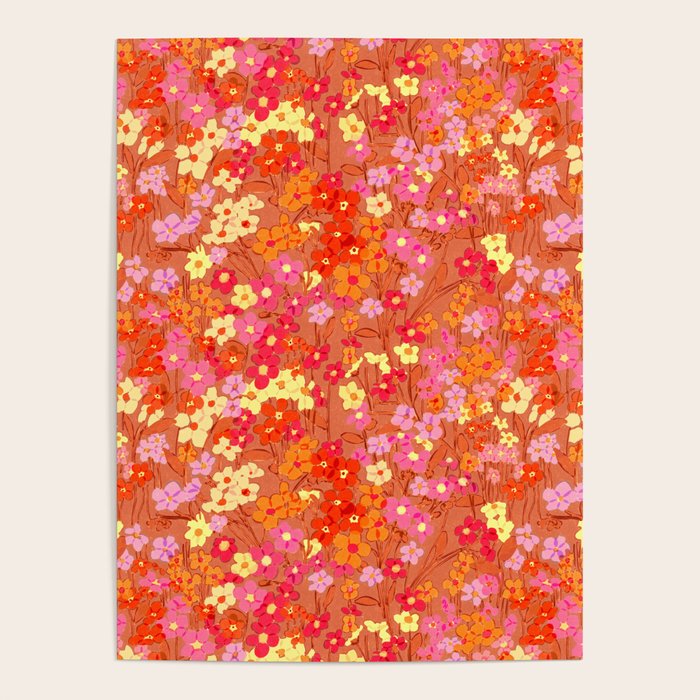 Summer Garden (Red) Poster Gallery Image 4
