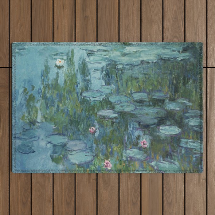 Nympheas, Claude Monet Outdoor Rug Gallery Image 1