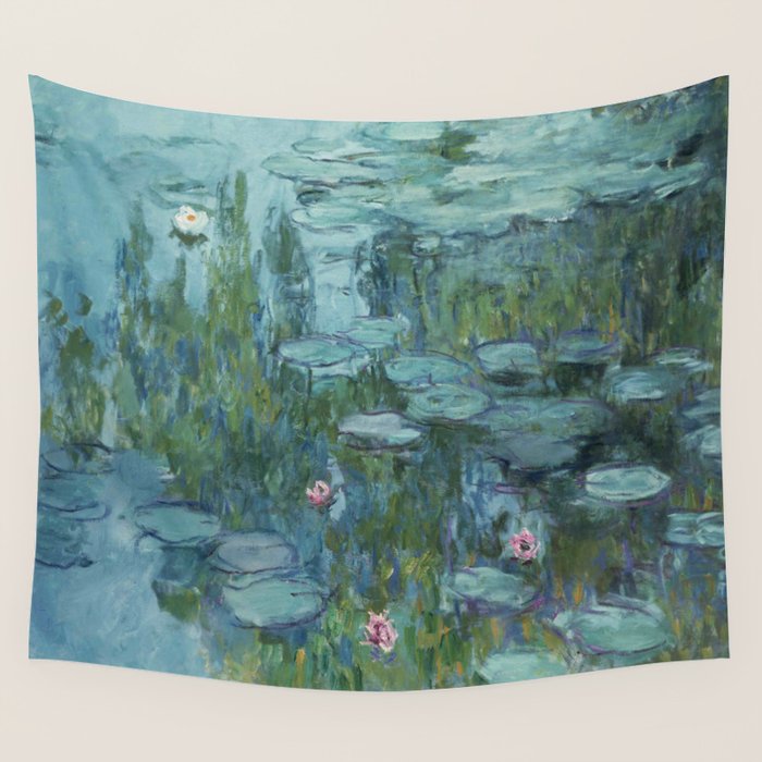 Nympheas, Claude Monet Wall Tapestry Gallery Image 4