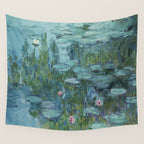 Nympheas, Claude Monet Wall Tapestry Gallery Image 4