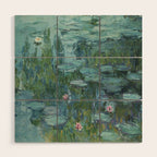 Nympheas, Claude Monet Wood Wall Art Gallery Image 1