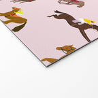 Off to the Horse Races (Pink) Welcome Mat Gallery Image 2