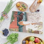 Soaking up the Sun | Bohemian woman Palace Architecture | Buildings Travel Fashion Urban Jungle Cutting Board Gallery Image 2