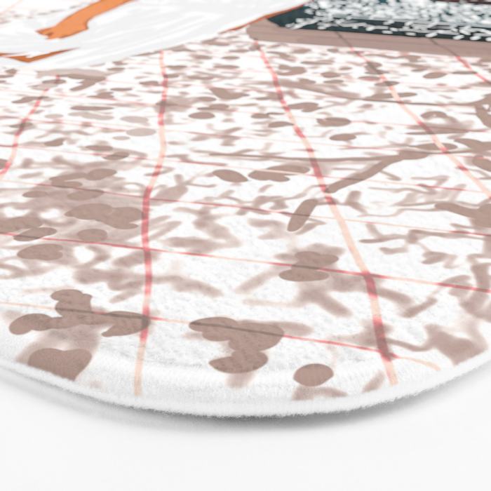 Soaking up the Sun | Bohemian woman Palace Architecture | Buildings Travel Fashion Urban Jungle Bath Mat Gallery Image 3