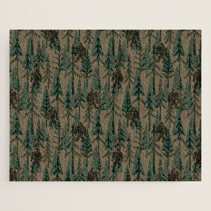 Subtle Sasquatch - Camouflage  Jigsaw Puzzle Gallery Image 1