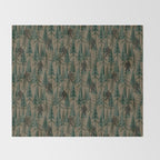 Subtle Sasquatch - Camouflage  Throw Blanket Gallery Image 2