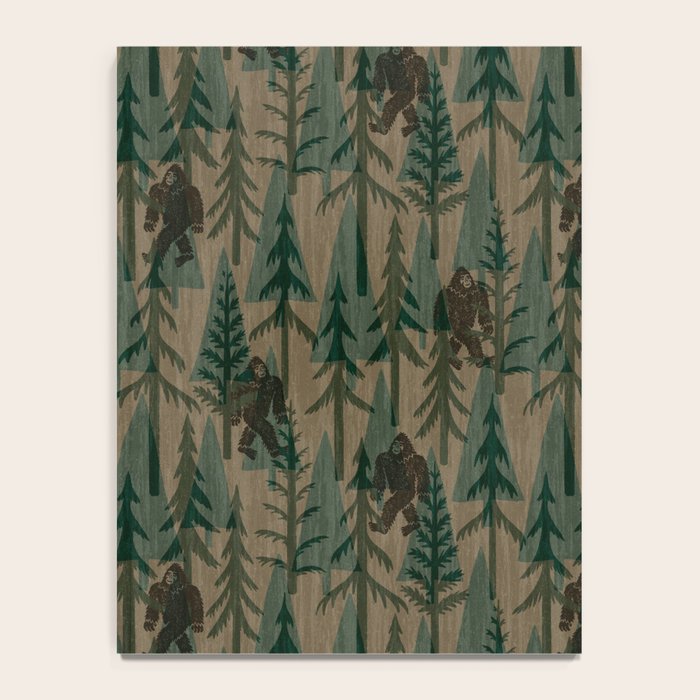 Subtle Sasquatch - Camouflage  Notebook Gallery Image 4
