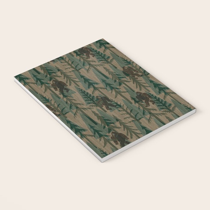 Subtle Sasquatch - Camouflage  Notebook Gallery Image 3